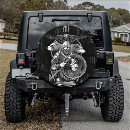 Viking Warrior Car Spare Tire Cover