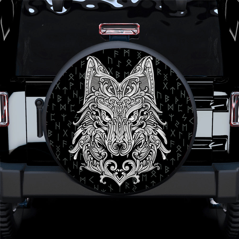 Viking Wolf Car Spare Tire Cover