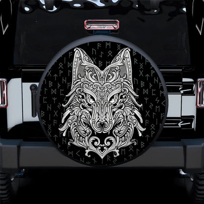 Viking Wolf Car Spare Tire Cover