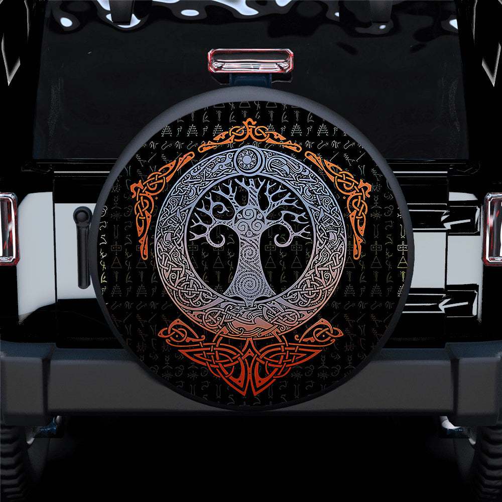 Viking Yggdrasil Car Spare Tire Cover