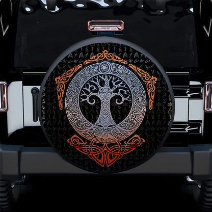 Viking Yggdrasil Car Spare Tire Cover