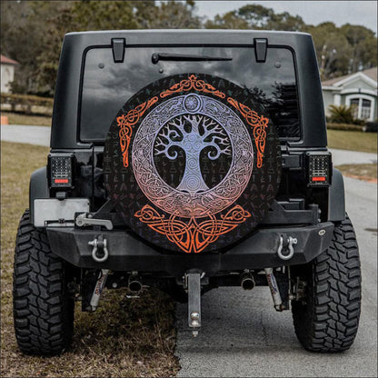 Viking Yggdrasil Car Spare Tire Cover