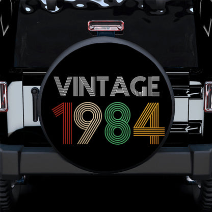Vintage 1984 Birthday Jeep Car Spare Tire Cover