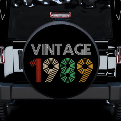 Vintage 1989 Birthday Jeep Car Spare Tire Cover