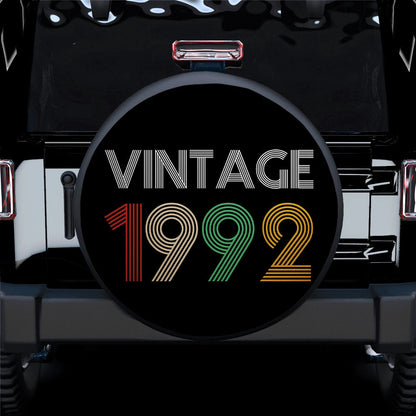 Vintage 1992 Birthday Jeep Car Spare Tire Cover