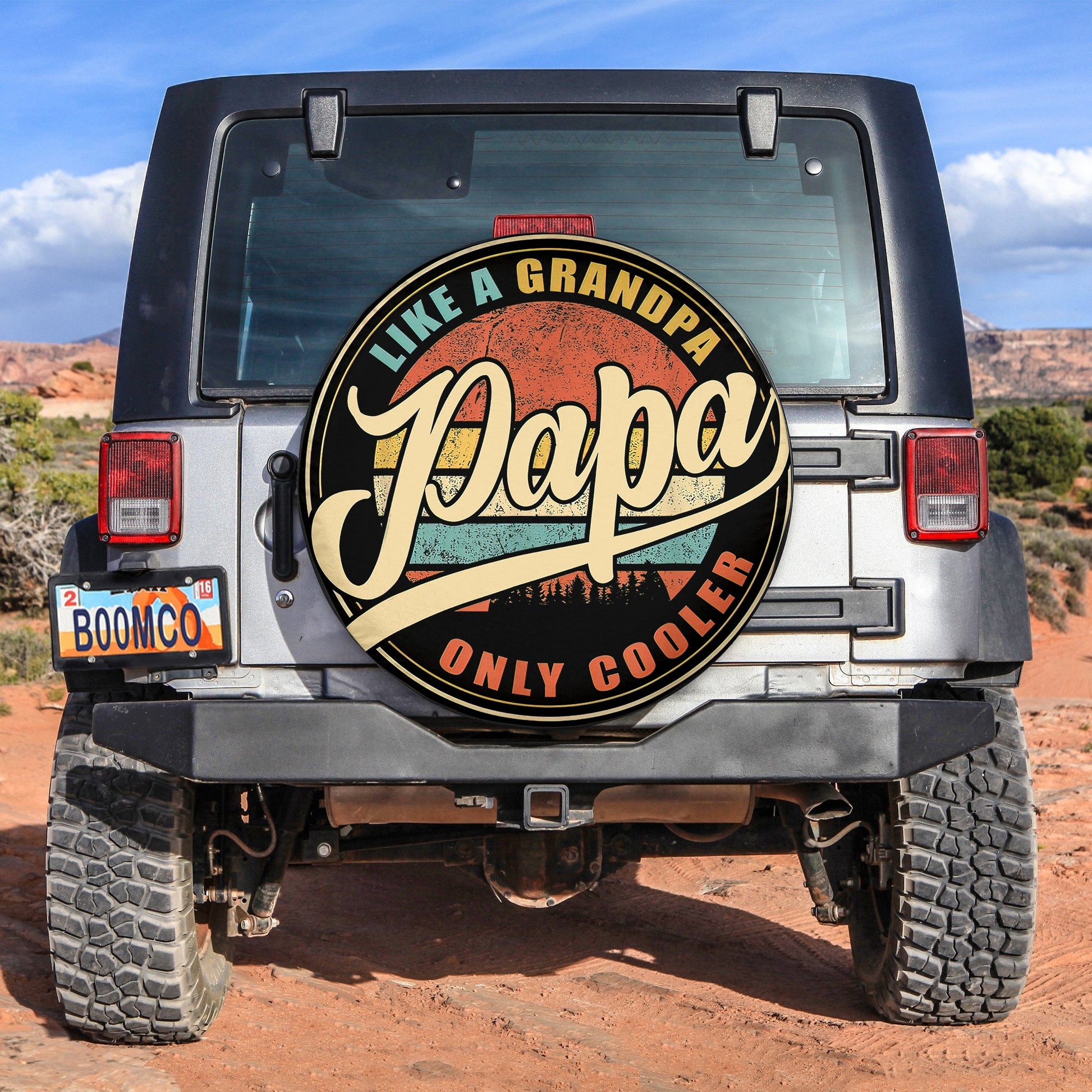Vintage Papa Spare Tire Cover
