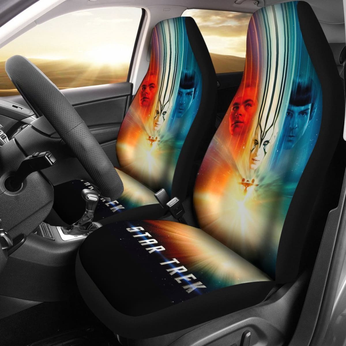 Vintage Star Trek Car Seat Covers For Fan Mn05 Universal Fit 225721