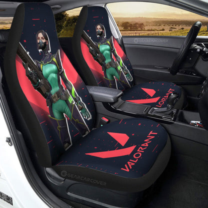 Viper Car Seat Covers Custom Valorant Agent