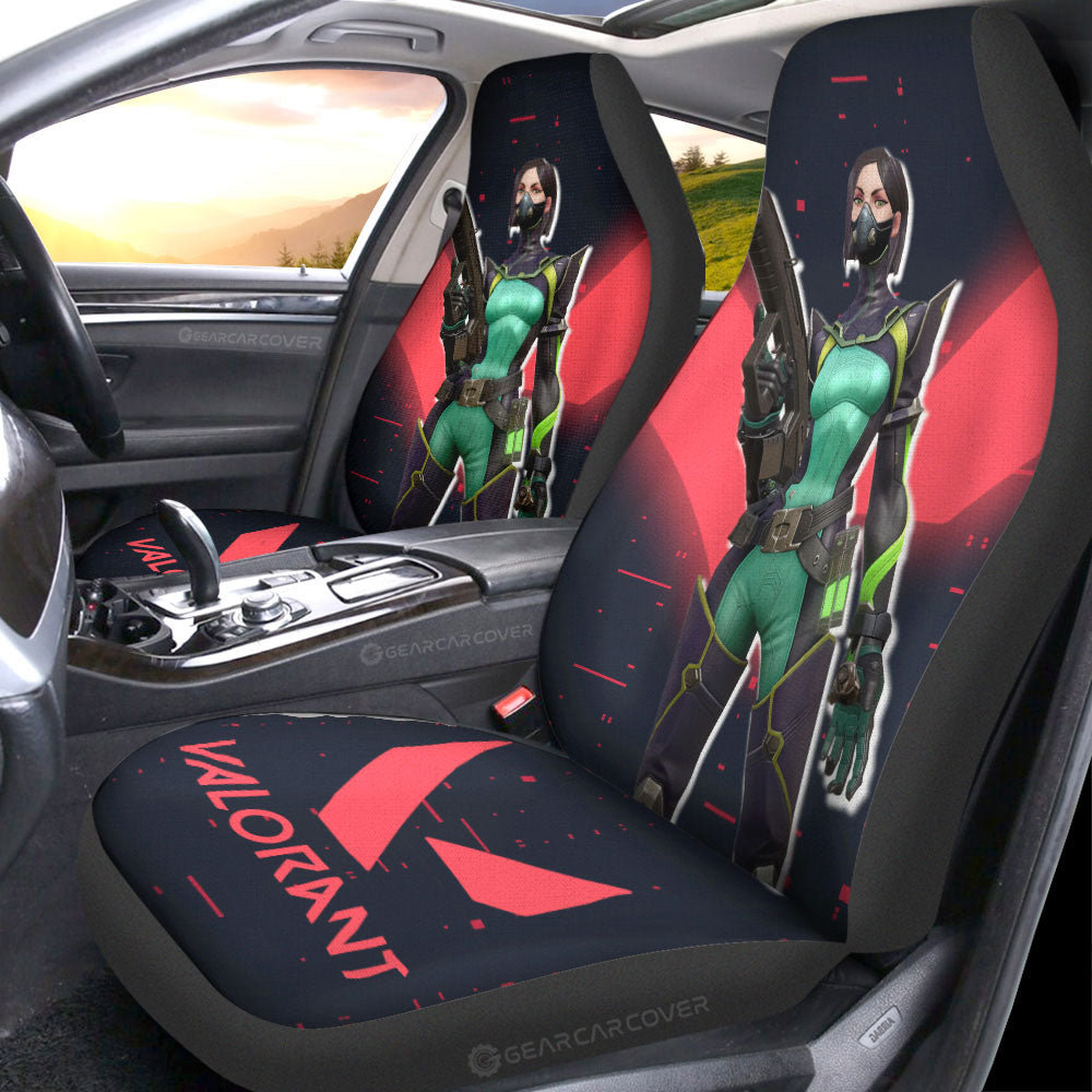 Viper Car Seat Covers Custom Valorant Agent