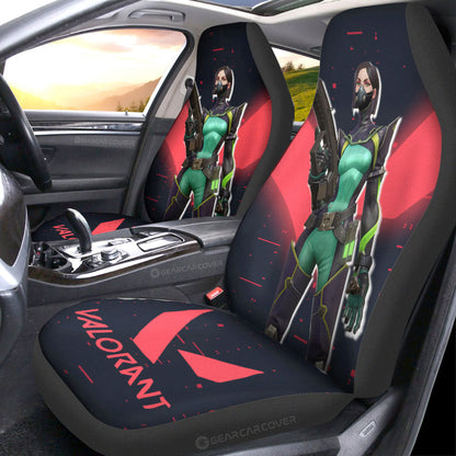 Viper Car Seat Covers Custom Valorant Agent