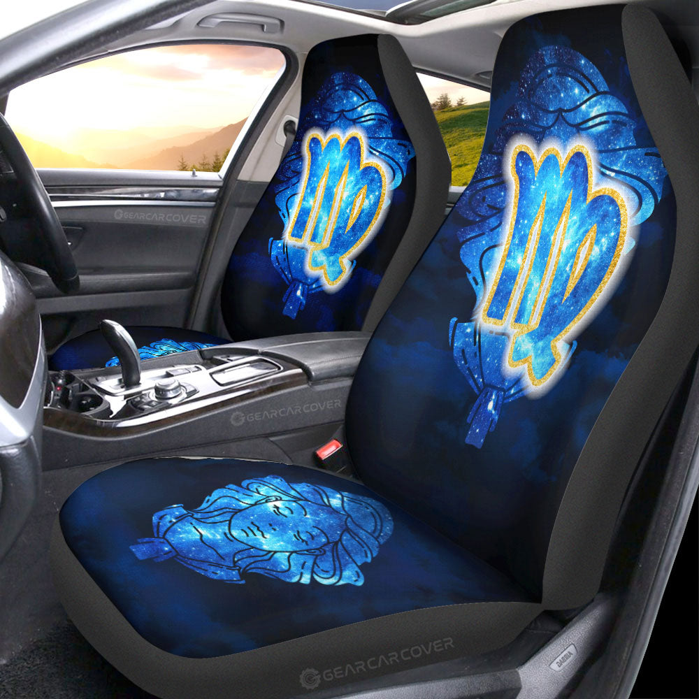 Virgo Car Seat Covers Custom Name Zodiac Car Accessories