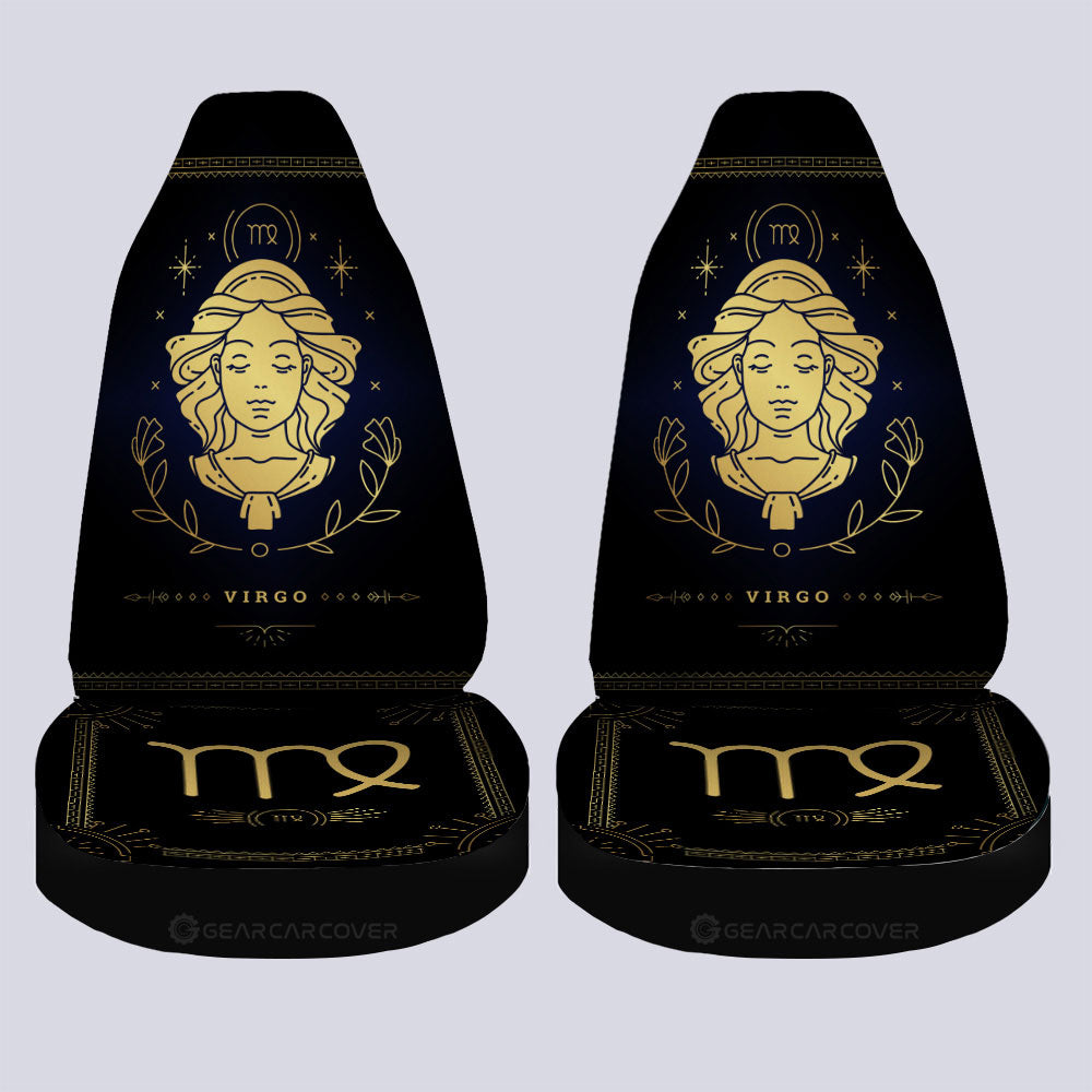 Virgo Car Seat Covers Custom Zodiac Car Accessories
