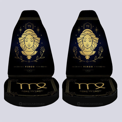 Virgo Car Seat Covers Custom Zodiac Car Accessories