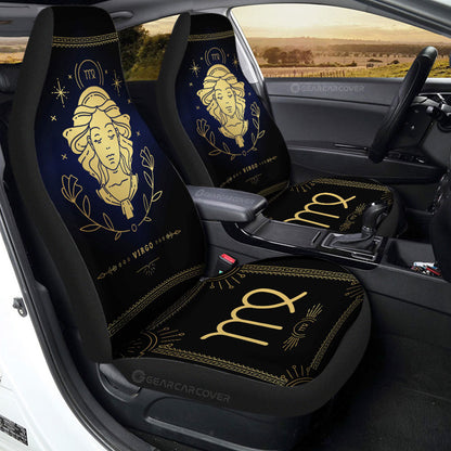 Virgo Car Seat Covers Custom Zodiac Car Accessories