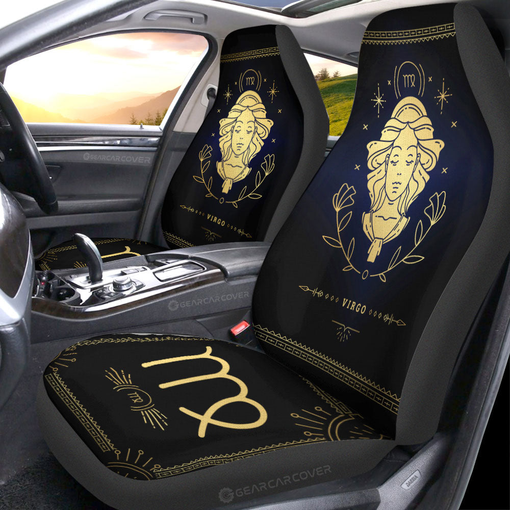 Virgo Car Seat Covers Custom Zodiac Car Accessories