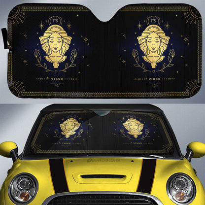 Virgo Car Sunshade Custom Zodiac Car Interior Accessories