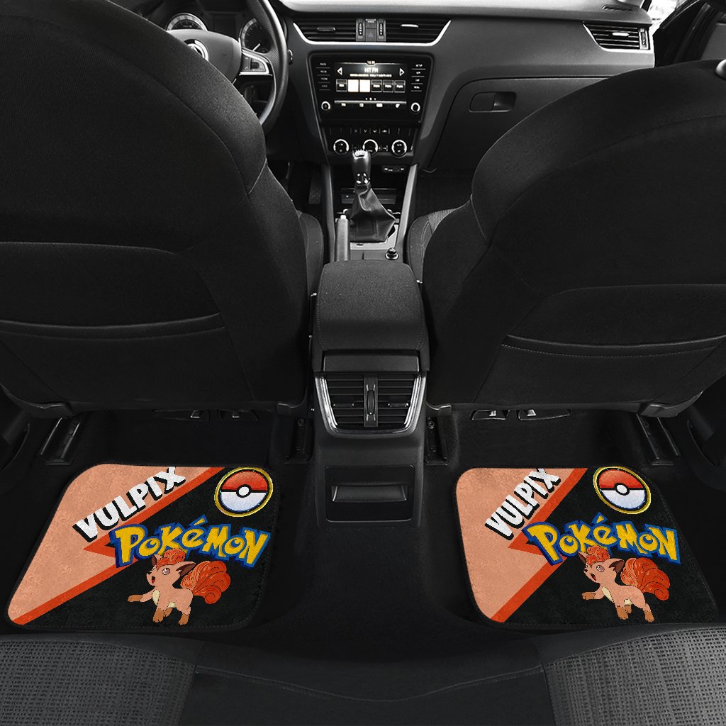 Vulpix Car Floor Mats Custom Anime Car Interior Accessories