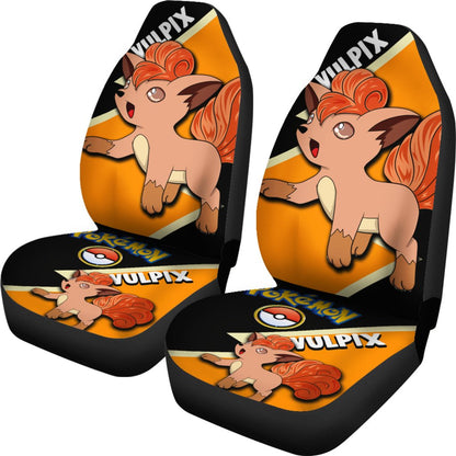 Vulpix Car Seat Covers Custom Anime Pokemon Car Accessories