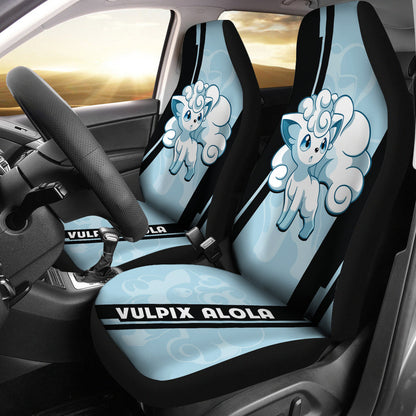 Vulpix alola Pokemon Car Seat Covers Style Custom For Fans Ci230127-10