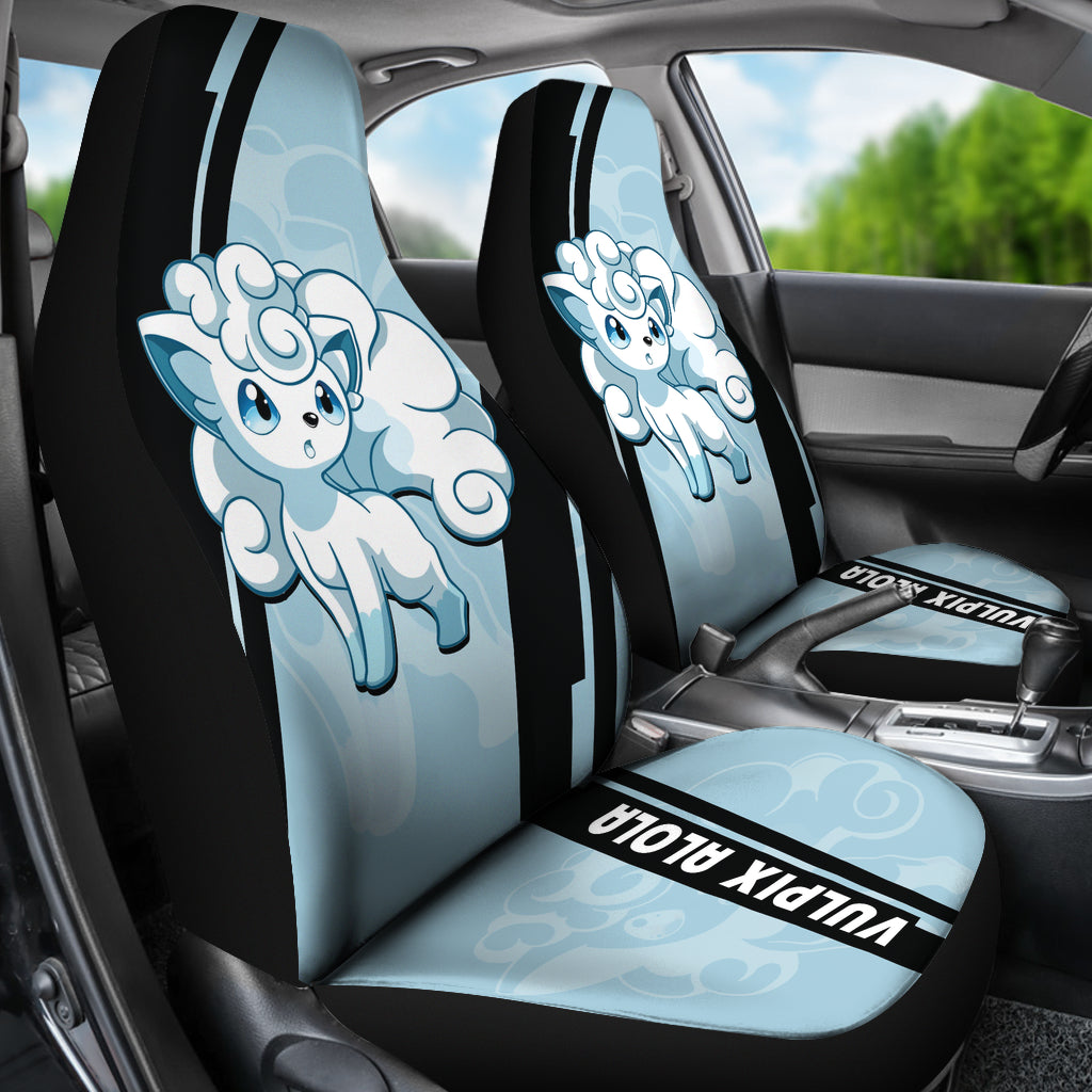 Vulpix alola Pokemon Car Seat Covers Style Custom For Fans Ci230127-10