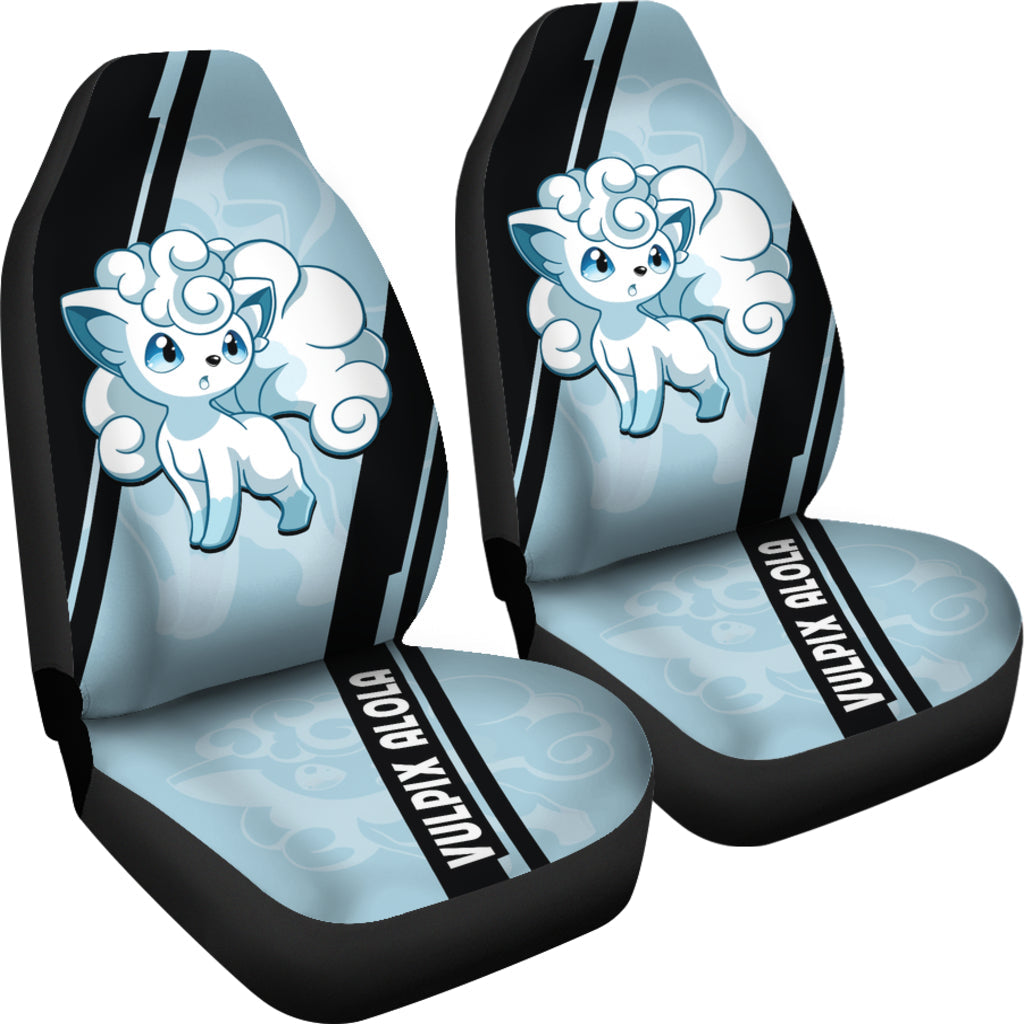 Vulpix alola Pokemon Car Seat Covers Style Custom For Fans Ci230127-10