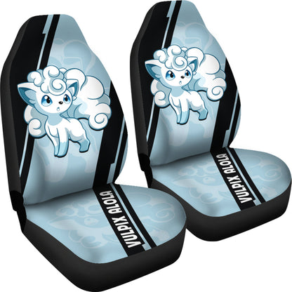 Vulpix alola Pokemon Car Seat Covers Style Custom For Fans Ci230127-10