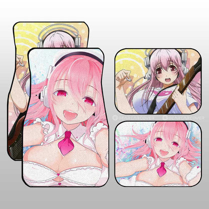 Waifu Girls Car Floor Mats Custom