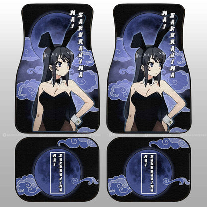 Waifu Mai Sakurajima Car Floor Mats Custom Bunny Girl Senpai Car Accessories For Fans