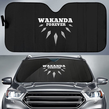 Wakanda Forever Auto Sun Shades amazing best gift ideas 2020 Universal Fit 174503