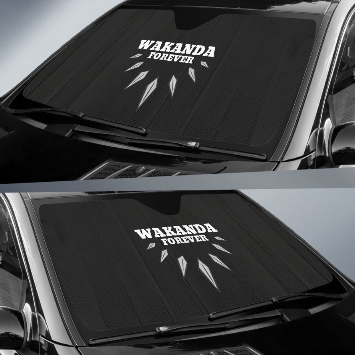 Wakanda Forever Auto Sun Shades amazing best gift ideas 2020 Universal Fit 174503