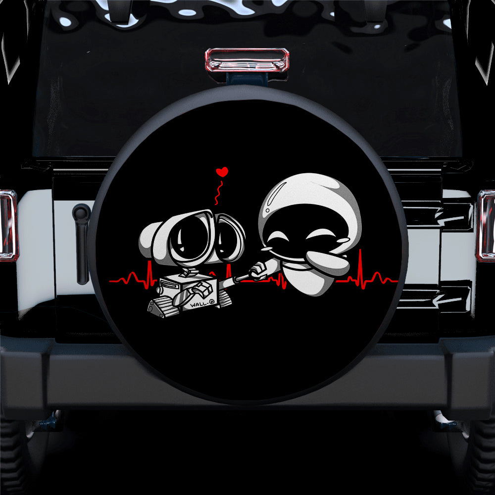 Wall E Eve Love Cute Jeep Car Spare Tire Cover