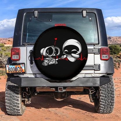 Wall E Eve Love Cute Jeep Car Spare Tire Cover
