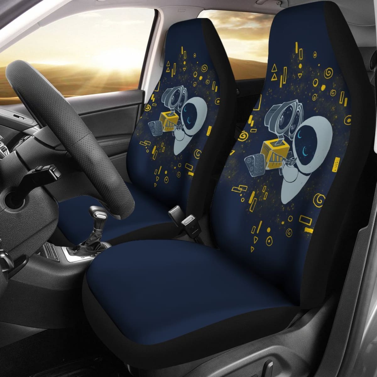 Wall-E Love Cute 2020 Seat Covers Amazing Best Gift Ideas 2020 Universal Fit 090505