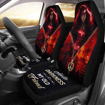 Wanda Hello Darkness My Old Friend Car Seat Covers