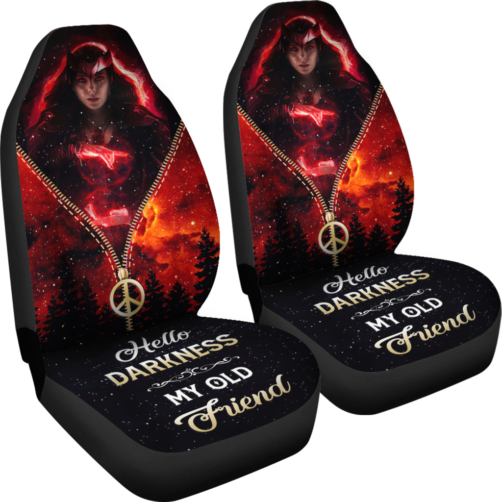 Wanda Hello Darkness My Old Friend Car Seat Covers