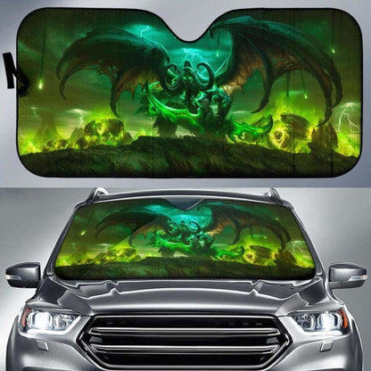 Warcraft Demon Hunter Car Sun Shades 918b Universal Fit
