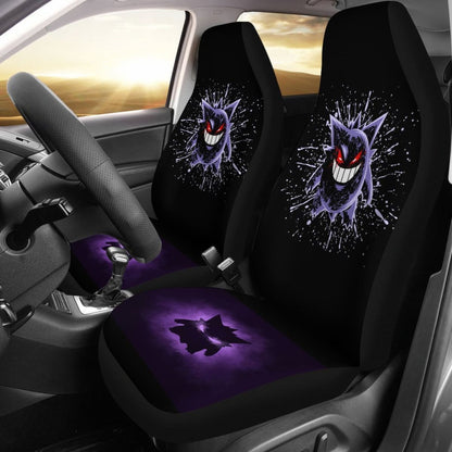 Water Color Gengar Pokemon Car Seat Covers Nh07 Universal Fit 225721