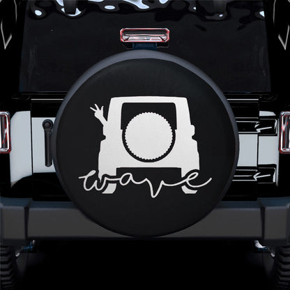 Wave Jeep Car Spare Tire Cover