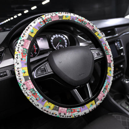 We Bare Bears Cute Premium Car Steering Wheel Cover