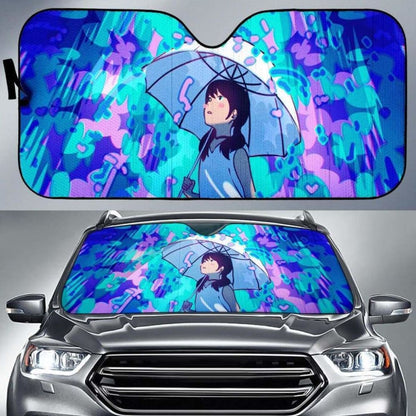 Weathering With You Auto Sun Shade 918b Universal Fit