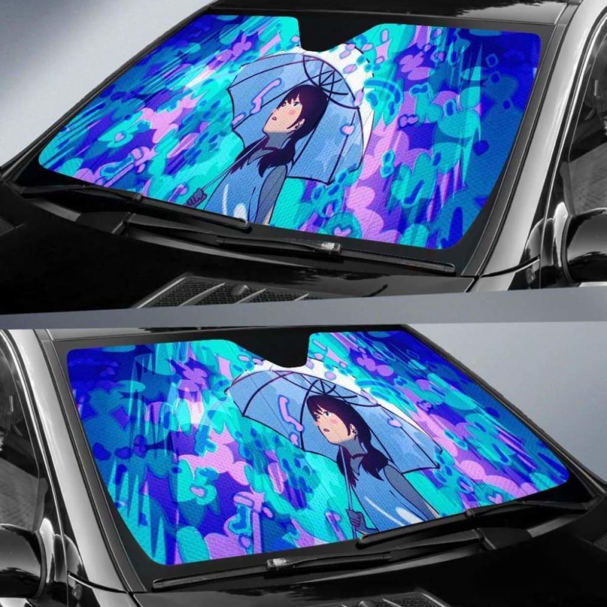 Weathering With You Auto Sun Shade 918b Universal Fit
