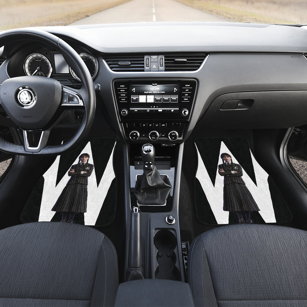 Wednesday Car Floor Mats Custom For Fans Ci221215-10