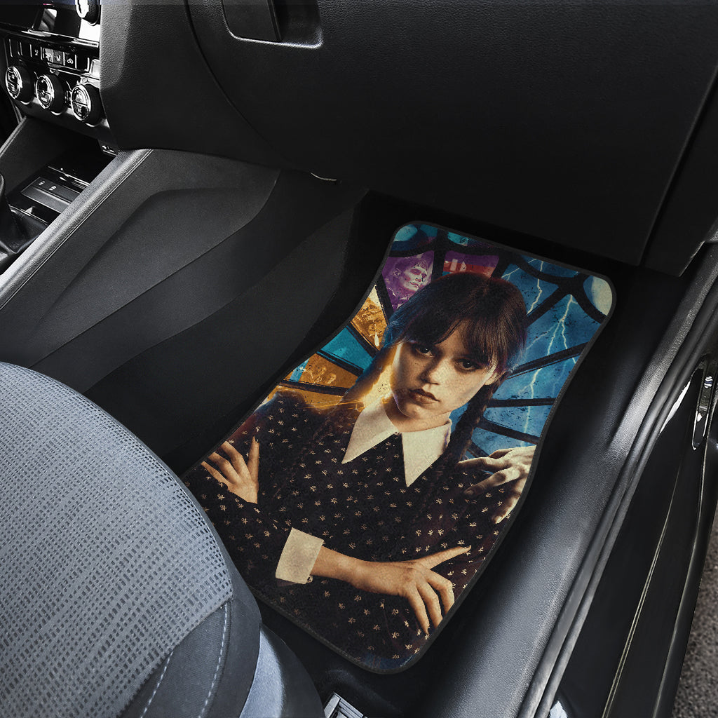 Wednesday Car Floor Mats Custom For Fans Ci221215-09