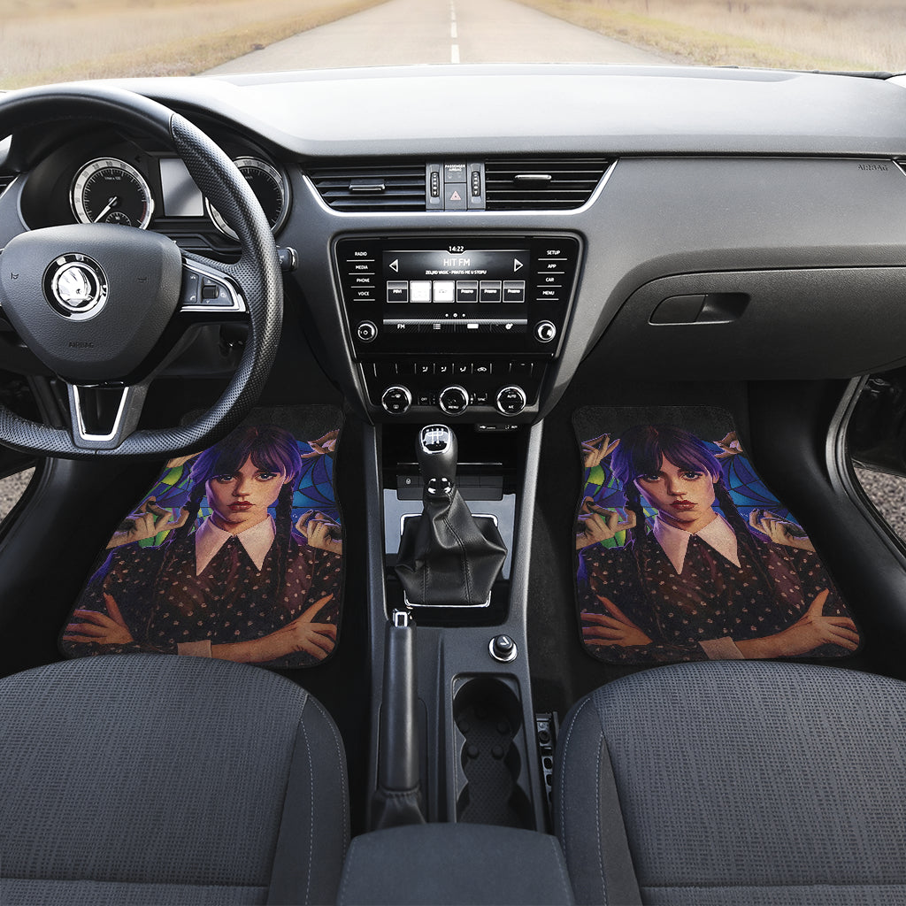 Wednesday Car Floor Mats Custom For Fans Ci221215-04