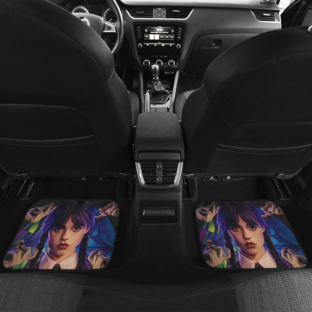 Wednesday Car Floor Mats Custom For Fans Ci221215-04