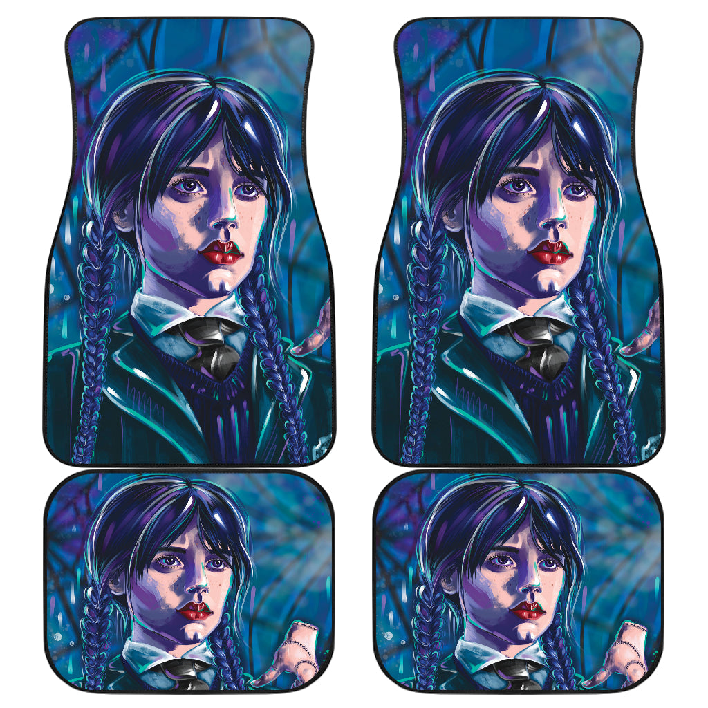 Wednesday Car Floor Mats Custom For Fans Ci221215-02