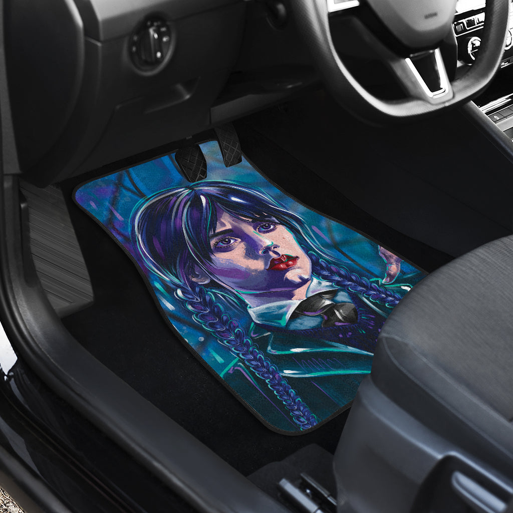 Wednesday Car Floor Mats Custom For Fans Ci221215-02