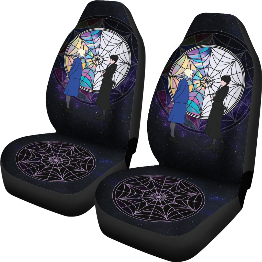 Wednesday Car Seat Covers Custom For Fans Ci221214-05