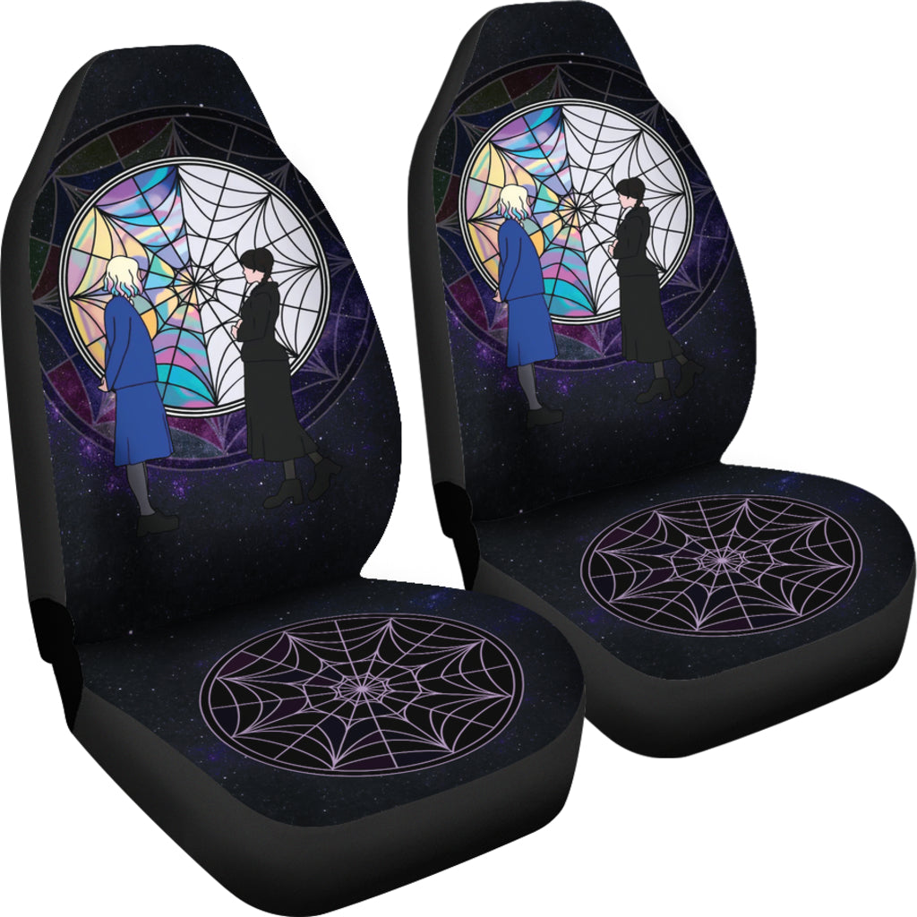 Wednesday Car Seat Covers Custom For Fans Ci221214-05