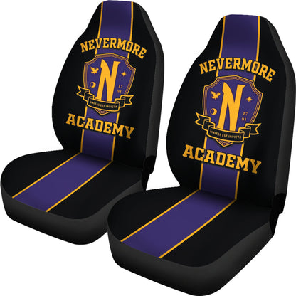 Wednesday Car Seat Covers Custom For Fans Ci221214-04